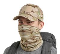 panemy Cappello da Sole Uomo con Maschera per Il Viso, Cappello Boonie 3 in 1 per attività All'Aperto, Protezione UV Completa, Perfetto per Pesca, Campeggio, Escursionismo e Caccia (Stile Deserto)
