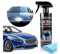 panemy Polish Auto Rimuovi Graffi, Cera Lucidante Spray Carrozzeria Auto 500ml, Cera Auto Car Detailer Professionale+Panno in Microfibra,Car Paint Protezione Vernice Nano Tecnologia Ceramic Protettiva