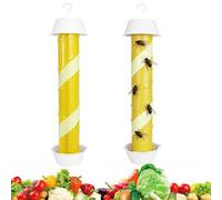 panemy Trappola per Mosche dei Frutti, Attrape Moscherini Cucina per Interni ed Esterni, Trappola Moscerini, con Strisce Adesive, Acchiappamosche per Fattoria, Cucina e Soggiorno (Fosforescente)