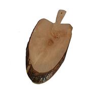 Panetta Casalinghi Alder-Wood Tagliere con Corteccia, Beige, 37 x 14 x 2 cm, Legno, Beige, 37 x 14 x 2 cm