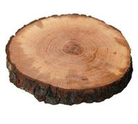 Panetta Casalinghi Alder-Wood Tagliere Rotondo con Corteccia, Beige, 23 x 3 cm