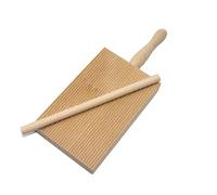 Panetta Casalinghi Gnocchi Board con Piccola mattarello, Beige, 24 x 10 cm