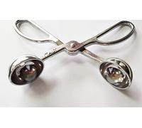 Panetta Casalinghin Alluminio Lucido, pinze per Palla di Carne, Argento, 35 cm