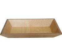 Panetta, cassetta porta pane, frutta e frittura a madia, cm 32x24 h10, oliato