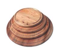 Panetta tagliere rotondo cm 30 in legno di olmo con scanalatura legno