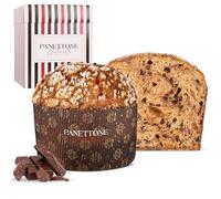 Panettone Antonella Chocolatíssimo al Cioccolato 600 g | Panettone Artigianale al Cioccolato Senza Coloranti Né Conservanti | Dolce Natalizio con Lievito Madre Naturale | Ricetta Tradizionale