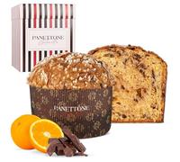 Panettone Antonella Cioccolato & Arancia 600 g | Panettone Artigianale al Cioccolato e Arancia Senza Conservanti Né Coloranti | Dolce Natalizio con Lievito Madre | Ricetta Tradizionale