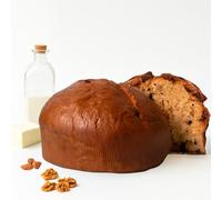 Panettone Artigianale al Latte e Burro di Bufala - Rhummone - Imbevuto al Rhum - Pasticceria La Torraca - 1,2 Kg - Alta Qualità - Cilento - Campania