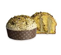 Panettone Artigianale al Pistacchio di Bronte | Pasticceria La Torraca | 1,2 Kg | Alta Qualità | Cilento | Campania | Tradizione Natalizia | Dolce Natale