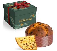 Panettone Artigianale Classico 1Kg - Panettone Milanese con Canditi e Uvette, Pasticceria Fraccaro 1932, con solo Lievito Madre, Dolce Natalizio Made in Italy, Linea Gift Box
