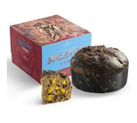 Panettone Artigianale Crema allo Zabaione e Marsala | Bonfissuto | Pasticceria Siciliana | Canicattì Sicilia | 1Kg | Confezione da Collezione Street Art | Dolce Natale | Regalo Natalizio