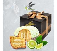 Panettone artigianale farcito con crema al Bergamotto di Calabria 1 kg Oro delle Muse | Prodotto di alta pasticceria a lievitazione naturale