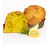 Panettone Artigianale Gourmet Rucola, Pere e Limone di Amalfi IGP - Pasticceria Costa del Cilento - 1Kg - Paestum - Campania