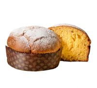 Panettone Artigianale Pandorato Dolce Nuvola | Zucchero a Velo | Senza Uvetta e Canditi | Pasticceria La Torraca | 1 Kg | Cilento | Campania