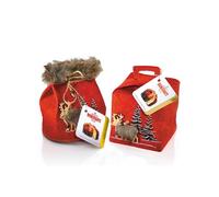 Panettone Bonifanti Cubotto di Natale in Legno Panettone Milanese Classico da100 g