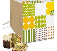 PANETTONE CON COPERTURA E GRANELLA AL PISTACCHIO E CREMA DI PISTACCHIO 1KG PERROTTA