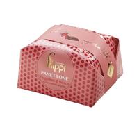 Panettone con Fragoline di Bosco e Cioccolato Pasticceria Filippi Kg 1 - Incartata a mano con Shopper griffata in abbinamento…