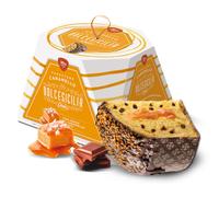 PANETTONE DAIS CARAMELLO SALATO Dolce Sicilia 800 gr gocce Cioccolato Natale