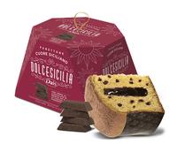 PANETTONE DAIS CUORE SICILIANO Dolce Sicilia 800 gr gocce Cioccolato Fondente