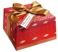 Panettone del Cavaliere Glassato alle Nocciole e Guarnito con Mandorle per condorelli 1kg