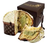 Panettone farcito al Pistacchio Gocce di Sicilia - 1 Kg