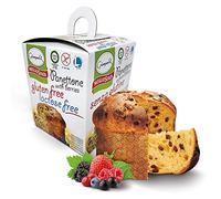 Panettone italiano senza glutine e lattosio con frutti di bosco 400g tradizionale torta pasquale regalo premium
