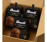 Panettone Moro Con Gocce Di Cioccolato 100g Dolce Soffice Natalizio Monoporzione, Disponibile In Confezione Da 3, 6 O 12 Pezzi, Ideale Per Feste, Buffet, Regali (3 x 100 g (totale 300 g))