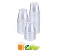 Panexf 50 pz Bicchieri Plastica 2cl/20ml Bicchieri Liquore, Bicchieri di Plastica Bicchierini Trasparente Bicchieri Shot in Plastica