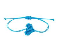 PANFHGFG Braccialetti con spago intrecciato ' amore Design artigianale a forma cuore bohemien Comodi gioielli unisex per coppie da indossare tutti i giorni Braccialetti con corda ' amore con cuore