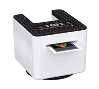 PANFHGFG Distributore carte multigiocatore Batteria lunga da 4000 mAh Capacità 108 carte Sequenze negoziazione programmabili Macchina per la gestione delle carte in ABS