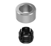 PANFHGFG Miscela alluminio Dado filettato da 17 mm e base filettata in ABS per supporti rotanti del telefono del veicolo Supporto e supporti ricarica Set basi per viti in ABS con dado in metallo