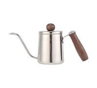PANFHGFG Moderna attrezzatura per la produzione birra, Silver | Strumento per la preparazione del caffè a tema giapponese, impugnatura ergonomica in legno, manico in legno