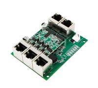PANFHGFG Modulo switcher Portatile a 5 Porte Completo 10 / 100M, with Poe B | Scheda madre scambio armadio Ethernet a basso consumo, alimentatore standard, scheda madre trasmissione video,