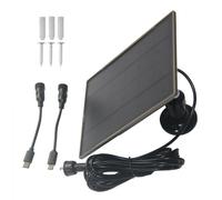 PANFHGFG Powerbank Solare 5V 6000mAh per Fotocamere da Trail Impermeabili | Design impermeabile con doppia porta USB, facile installazione alberi, pali o tetti per telecamere da trail