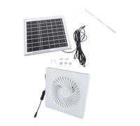 PANFHGFG Ventilatore solare da soffitta da 8 pollici efficienza energetica con canale da sette piedi per la collaborazione del pollame Ventilatore scarico solare per lo scambio d '