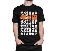 PANG GELIA Love Death And Robots Graphic Tee Round Neck Unisex Tops Men's 100% Cotton Short-Sleeve T-Shirts M