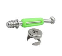 PANGBOER 100 viti e viti per montaggio di mobili, ruote eccentriche e tasselli in legno per armadi e cassetti