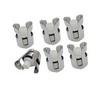 PANGBOER 2/4/6/8Pcs Tappo di Vino Sigillante Vuoto con Clip In Acciaio Per Champagne Birra E Vini Spumanti Bottiglia di Sughero