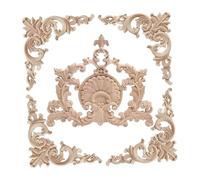 PANGBOER 5 pezzi versatili intagliati in legno ornamenti per camera da letto mobili porta valorizzazione arte del legno