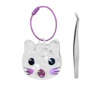 PANGBOER Bottiglia trasportabile del PVC della radura di Cenotafio Keychain dei peli dell'animale domestico per l'artefatto di perdita dell'animale domestico ed il presente amato