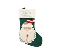 PANGBOER Calza di Natale multiuso a maglia con disegni di Babbo Natale e pupazzo di neve, decorazione per feste in poliestere morbido per qualsiasi età ornamento natalizio