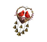 PANGBOER Campane eolie a Forma Cuore in Acrilico 2D, Decorazioni Pendenti per centrotavola per Feste Matrimonio, Decorazioni per la casa, per Interni Esterni, Ponte a Farfalla, pedaggio del