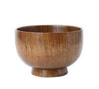 PANGBOER Ciotola in legno naturale Piccola Acqua Mangiare Riso Ciotole Organizzatore Contenitore Per Le Donne Uomini Bambino Bambini Mangiare Contenitore di Cibo Piatti Set