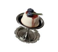 PANGBOER Coppa da dessert in acciaio inossidabile facile da pulire Calice da insalata multiuso per feste Picnic eventi all ' aperto Tazza con stelo multiuso in acciaio inossidabile