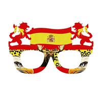 PANGBOER Divertenti montature per occhiali a tema progettate con bandiere nazionali, accessori celebrativi per calcio, per guardare le feste, occhiali da tifoso calcio