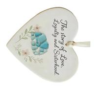 PANGBOER Elegante ornamento trasparente per feste in famiglia Tradizione decorativo vetro di mare decorazione dell'amicizia regalo sentimentale ricordo di vacanza