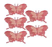 PANGBOER Ferro variopinto a forma di farfalla sulle toppe per la personalizzazione delle borse toted e degli accessori dell'indumento