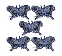 PANGBOER Ferro variopinto a forma di farfalla sulle toppe per la personalizzazione delle borse toted e degli accessori dell'indumento