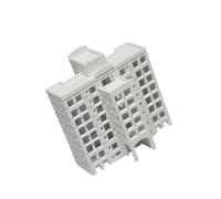 PANGBOER Modello assemblaggio edificio appartamenti in 1: 500 Realismi esterni Scena edifici con tavolo sabbia Modello per spray Pittura Outland per tavolo sabbia fai da te