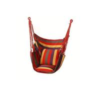 PANGBOER Poltrona sospesa pieghevole con letto, include 2 supporti e telaio portaoggetti per riposo nel cortile casa Sedia a dondolo ergonomica con supporto in metallo